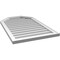 Ekena Millwork Octagonal Top Surface Mount PVC Gable Vent w/ 2"W x 1-1/2"P Brickmould Frame, 24"W x 38"H GVPOT24X3802SN - alternate 2